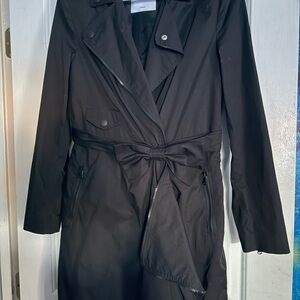 Moschino Elegant Black Trench Coat